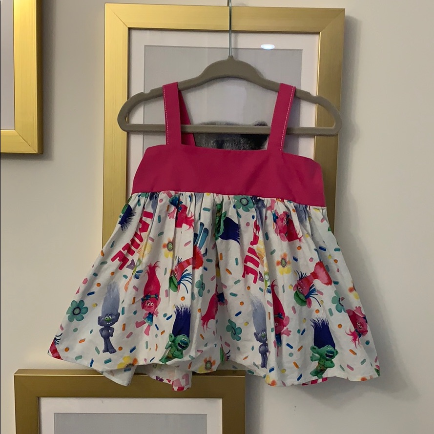 Custom Made Trolls Baby Doll Style Top